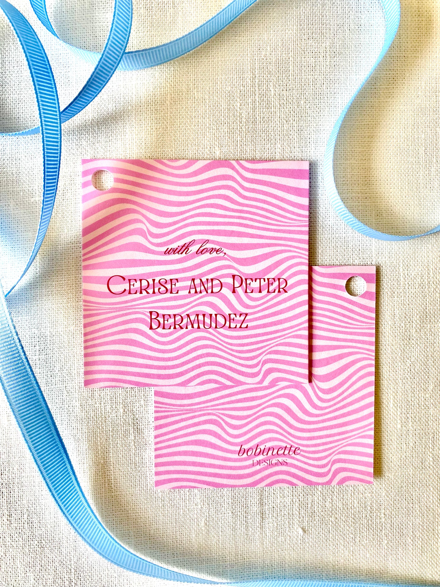 Stationery - Gift Tags - Trippy Pinks