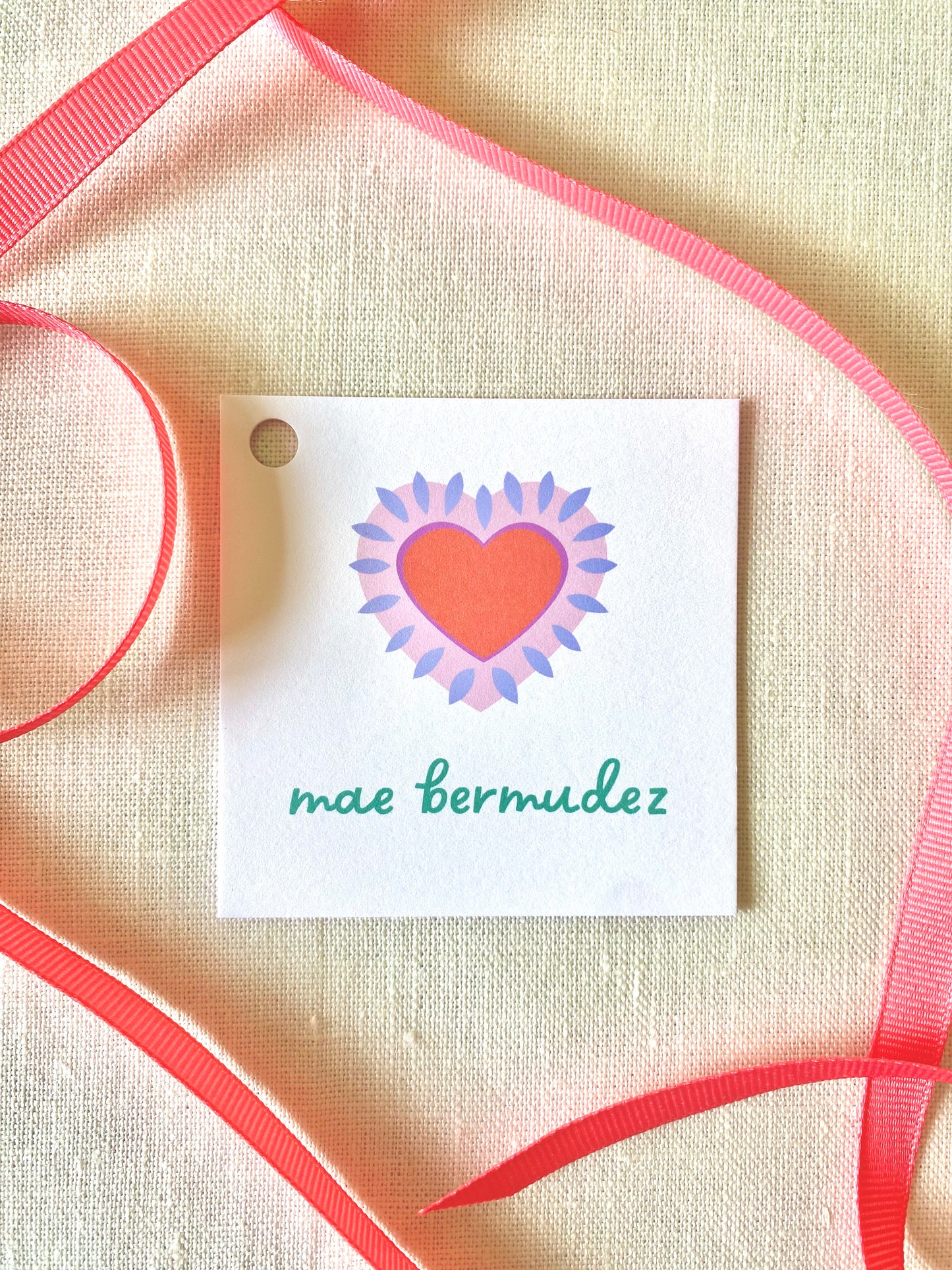 Stationery - Gift Tags - Funky Hearts
