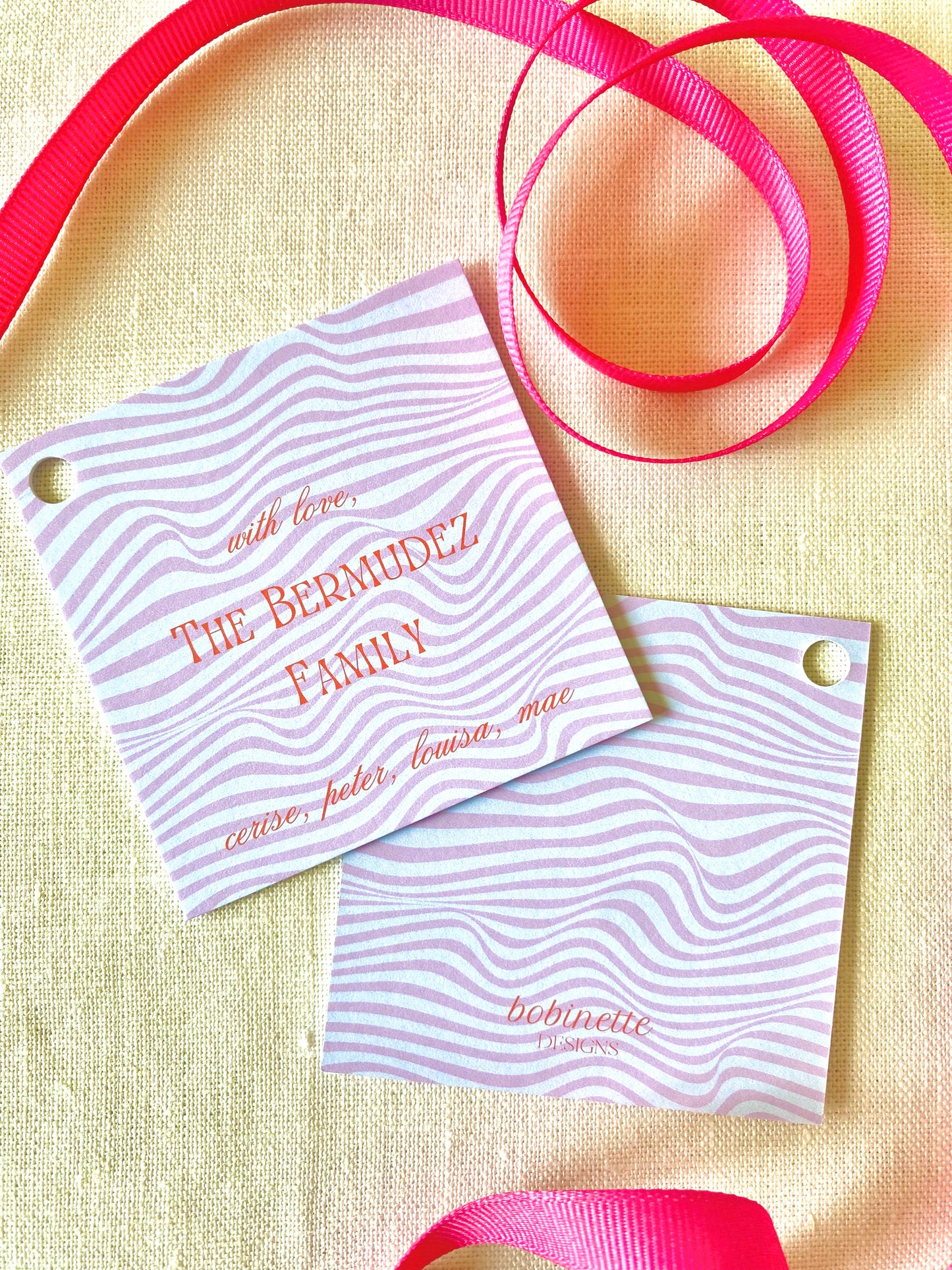 Stationery - Gift Tags - Trippy Lavender