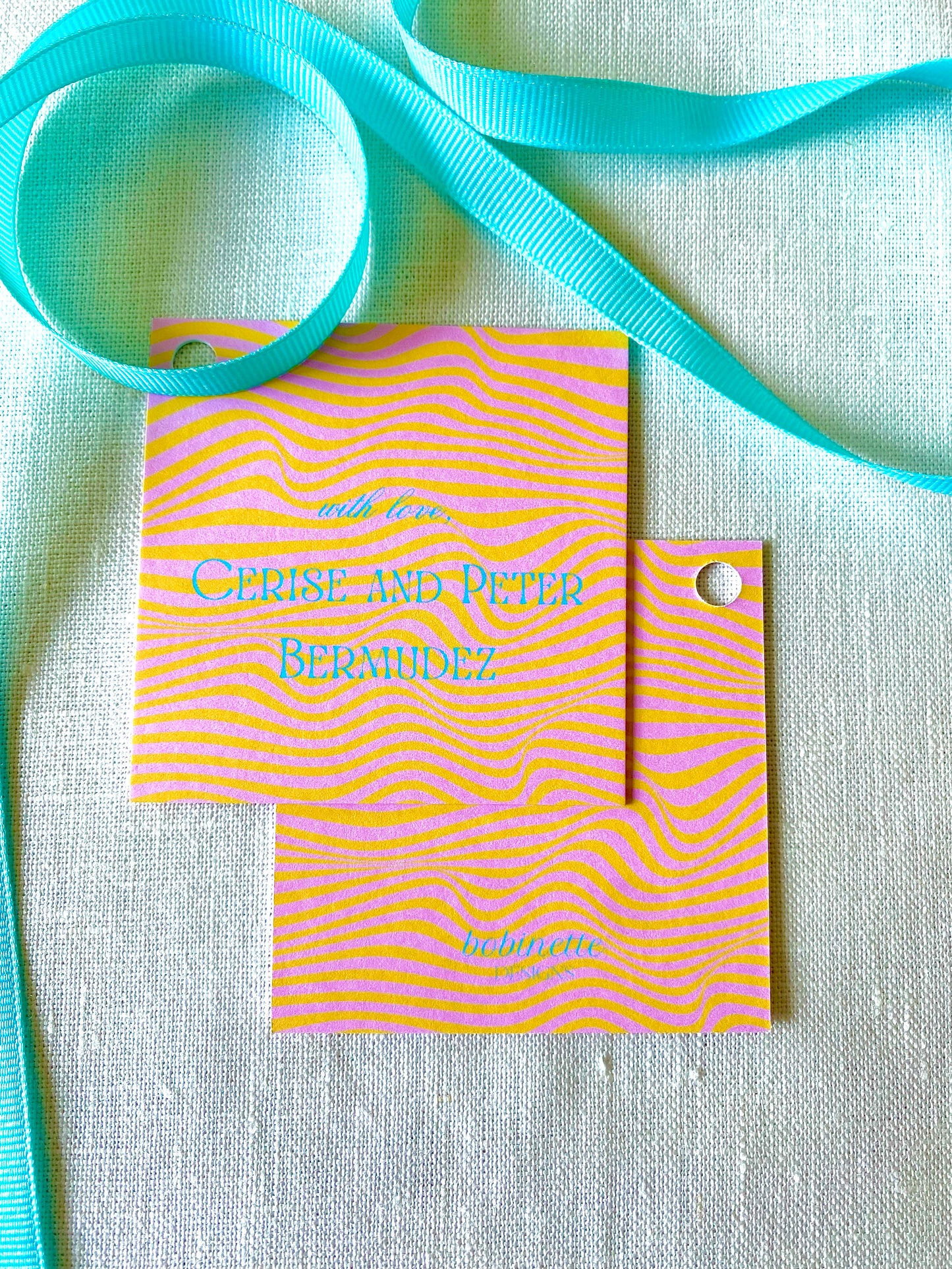 Stationery - Gift Tags - Trippy Coral