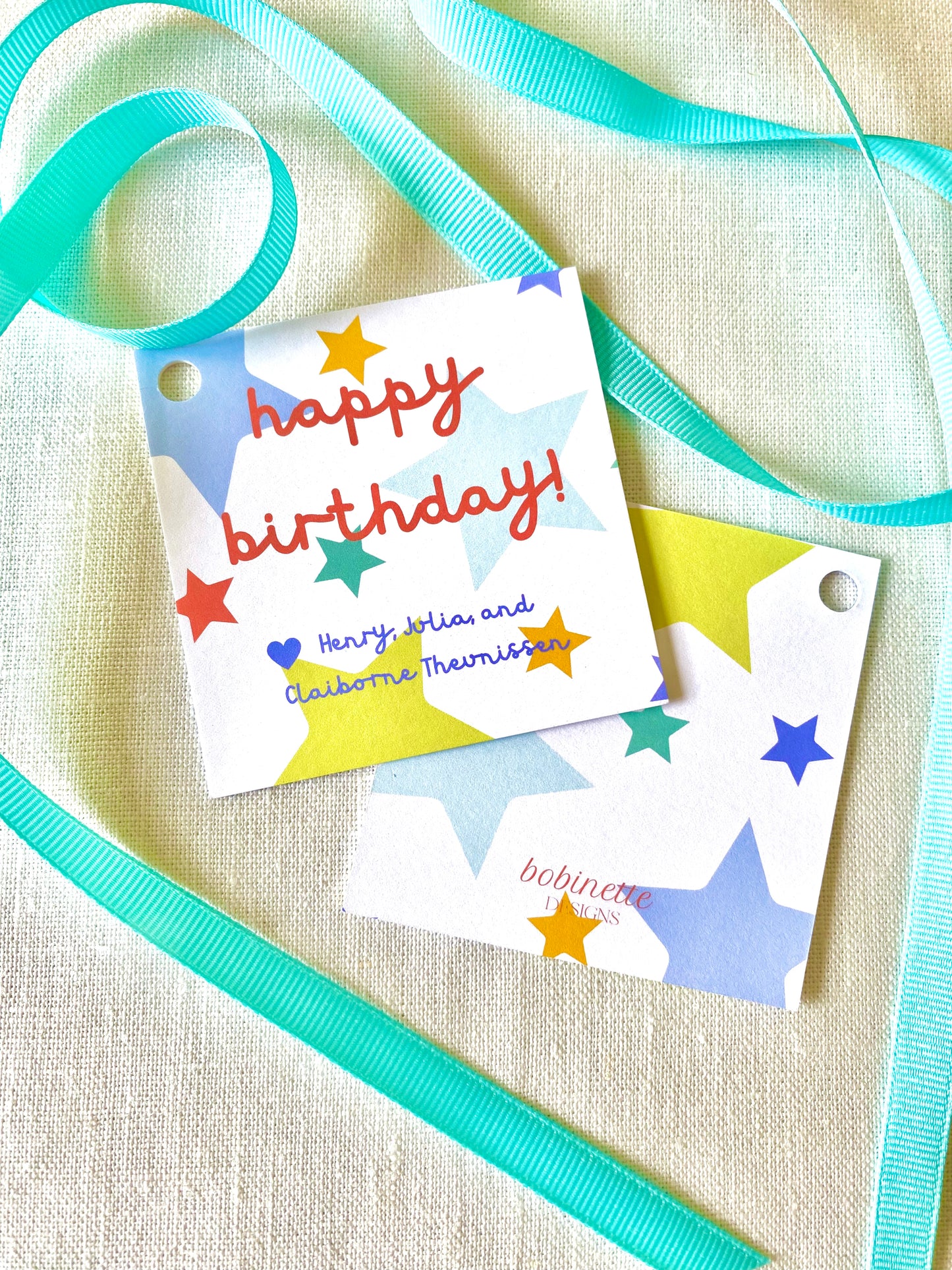 Stationery - Gift Tags - Unisex Happy Birthday