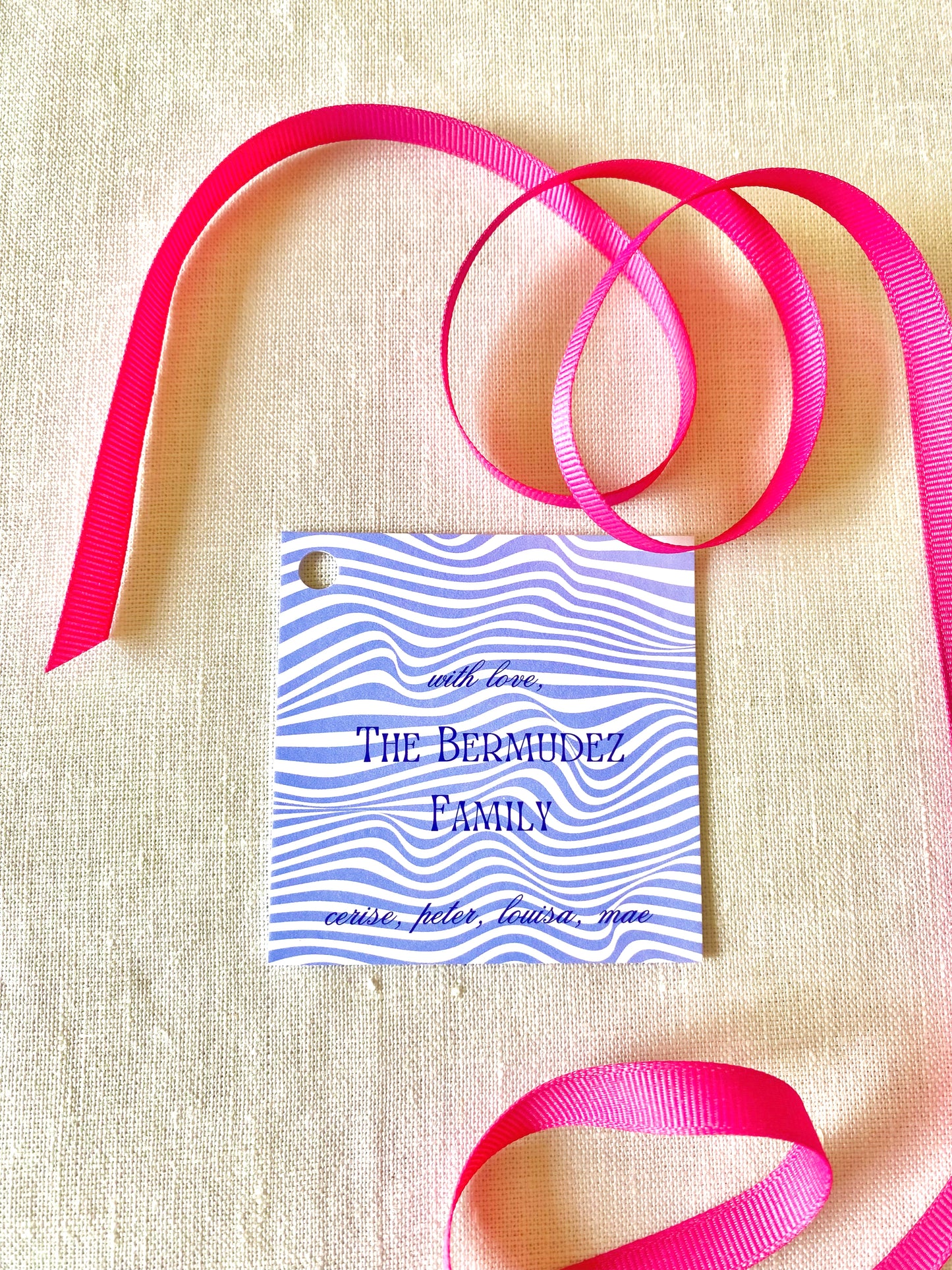Stationery - Gift Tags - Trippy Blues