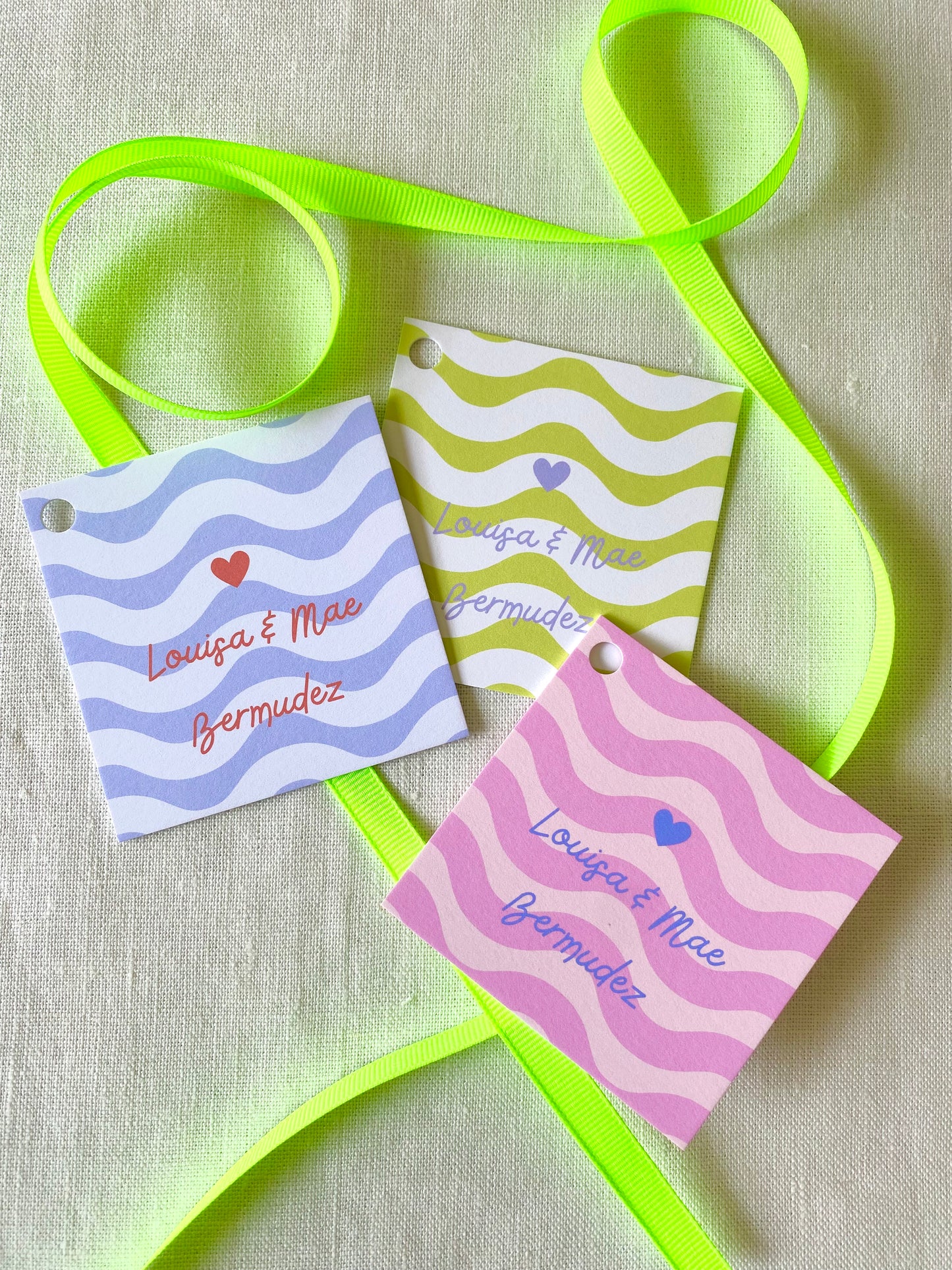 Stationery - Gift Tags - Waves