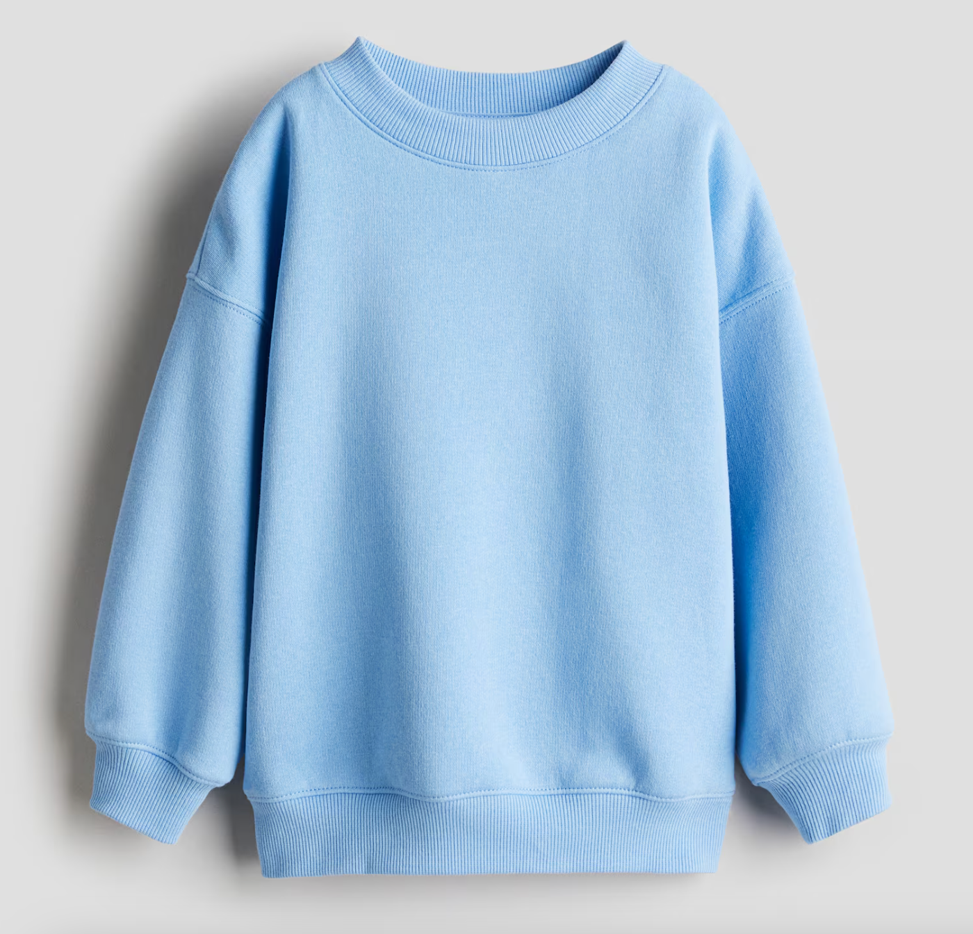 Solid Blue Sweatshirt