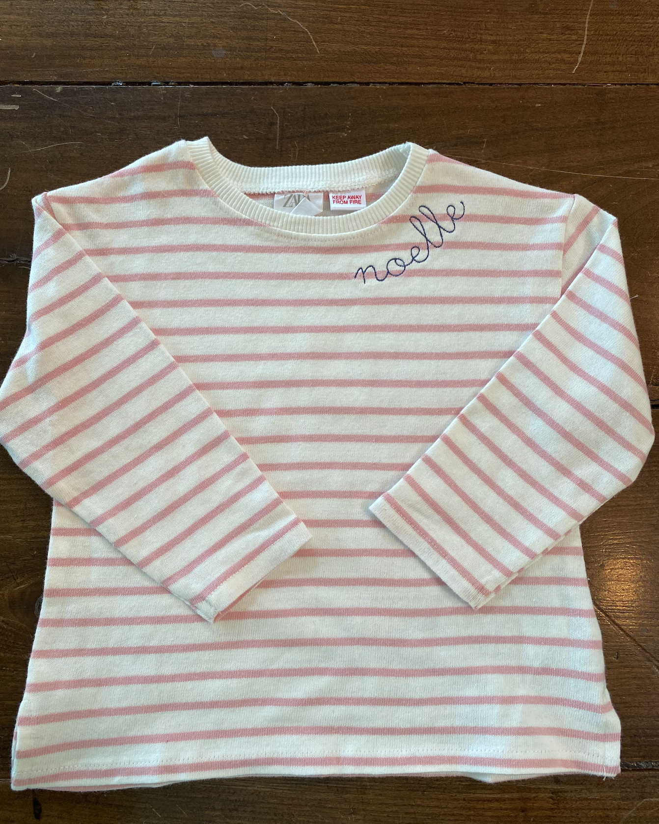 Pink Stripe Long Sleeve Shirt - Unisex